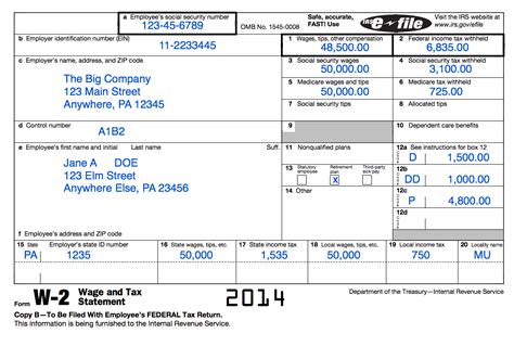 w2 copy a b c d|understanding my w 2.